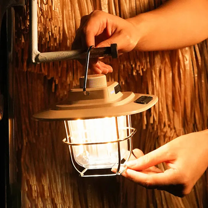 Multifunctional Retro Hanging Camping Lamp