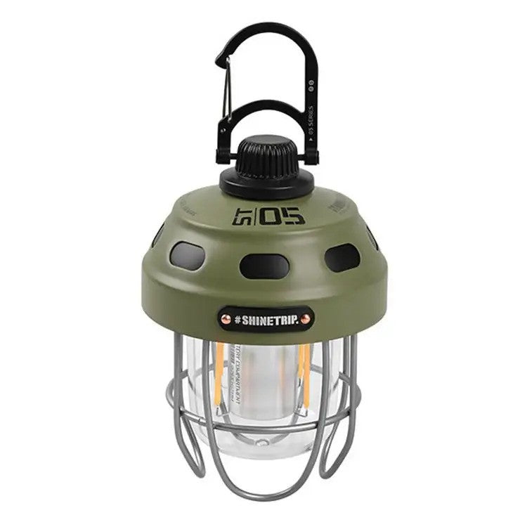 Metal Hanging Lantern 2000mAh Camping Light