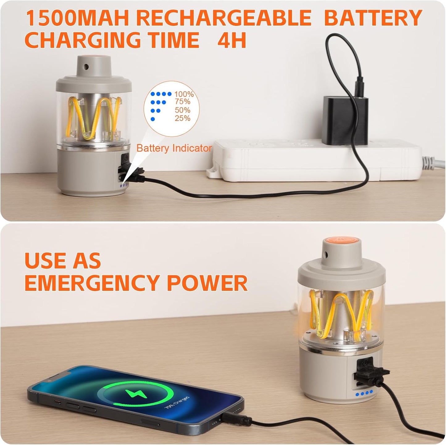 Compact Dimmable Camping Light