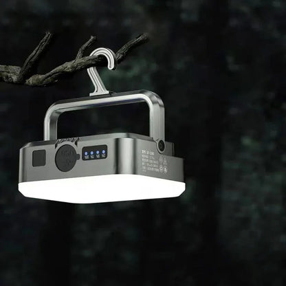 Solar-Powered Camping Light With Built-in 4000mAh Power Bank