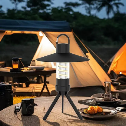 2000mAh Rechargeable Camping Light – Waterproof, Dimmable LED Lantern & Flashlight