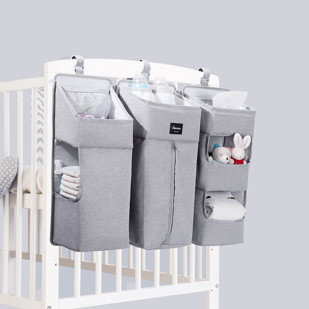 Portable Newborn Baby Crib Bedside Organizer