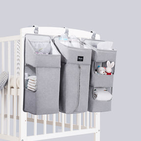 Portable Newborn Baby Crib Bedside Organizer