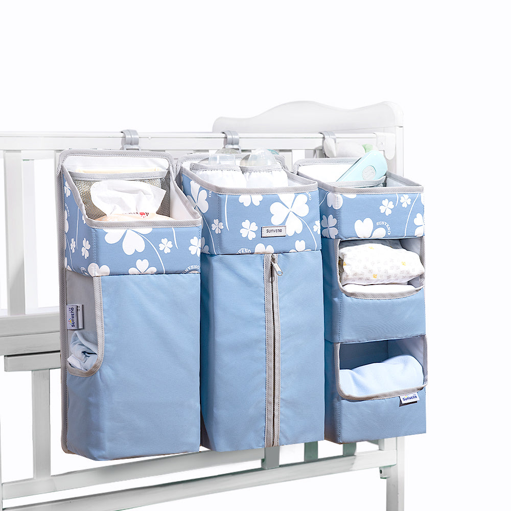 Portable Newborn Baby Crib Bedside Organizer