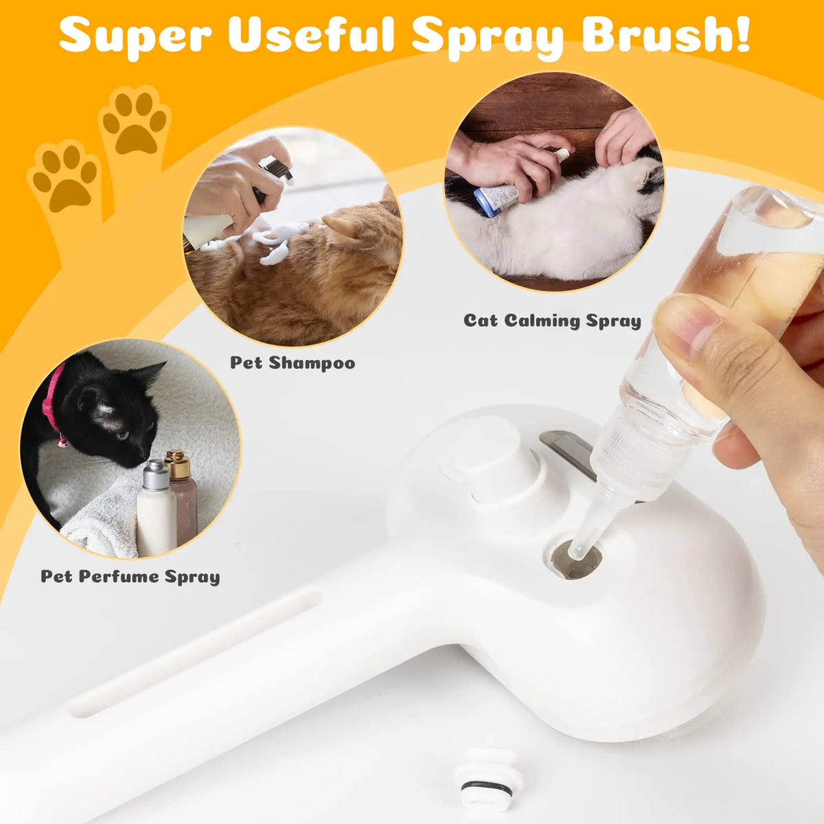 Gleaming Groomer - Cat Spay Brush