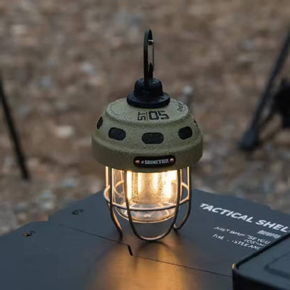 Metal Hanging Lantern 2000mAh Camping Light