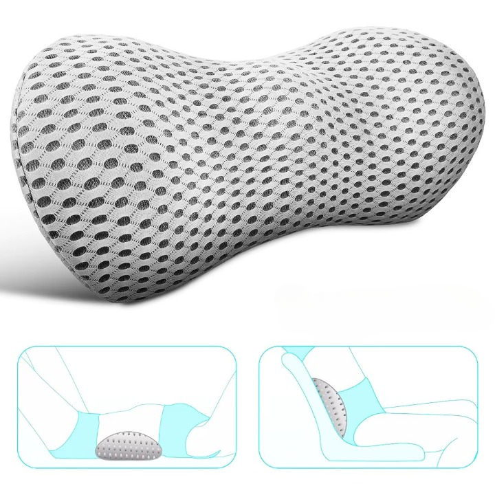 Lumbar Memory Foam Support Waist Pillow