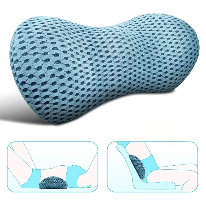 Lumbar Memory Foam Support Waist Pillow