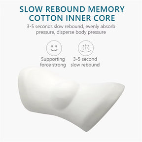 Lumbar Memory Foam Support Waist Pillow