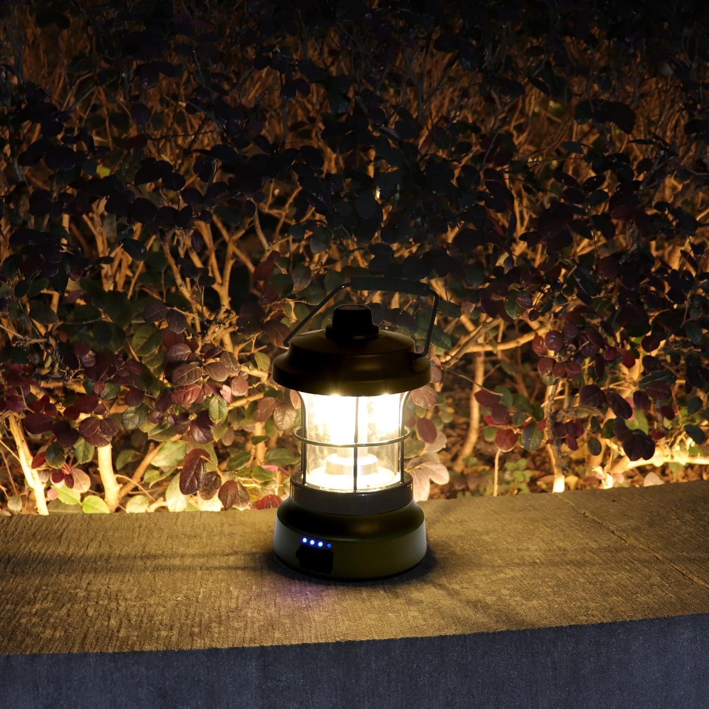Rechargeable Retro Camping LED Lantern - Dimmable