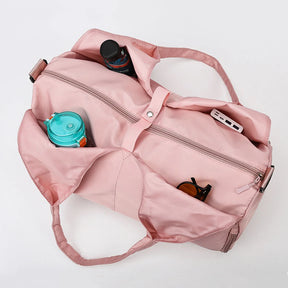 Versatile Gym Bag with Yoga Mat Holder