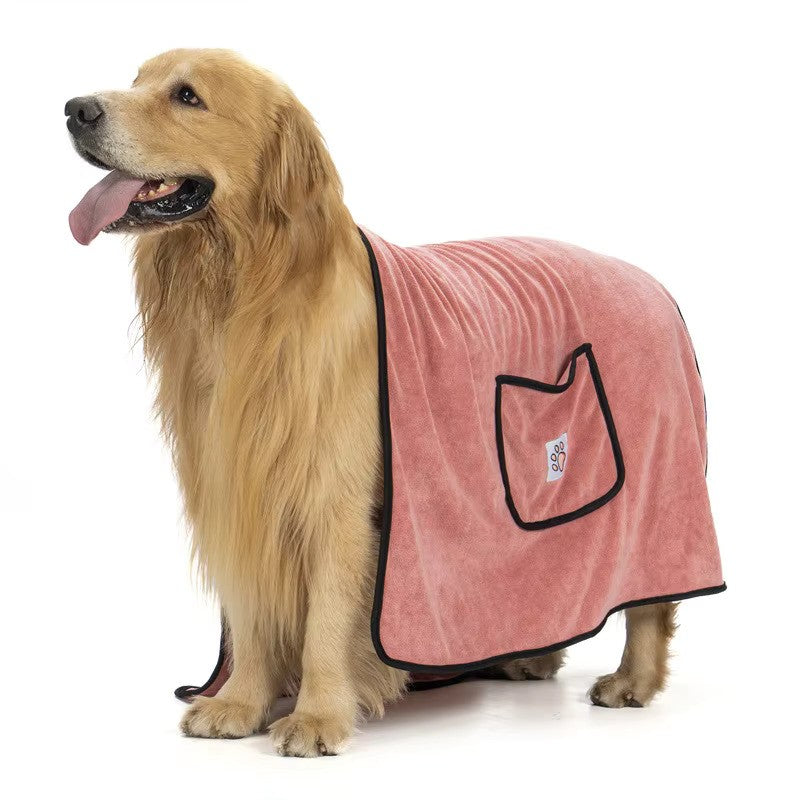 Super Adsorbant Dog Towel with Hand Pocket