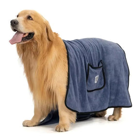 Super Adsorbant Dog Towel with Hand Pocket