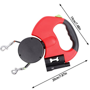 Flexi Double Retractable Dog Leash