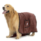 Super Adsorbant Dog Towel with Hand Pocket